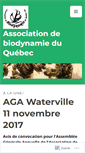 Mobile Screenshot of biodynamie.qc.ca